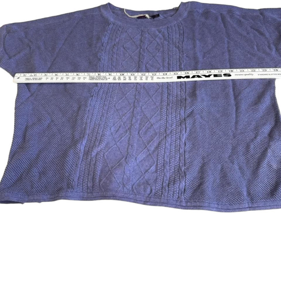 NEW Prana Knit Sweater Short Sleeve Lavender Purple Sz S - Picture 5 of 9